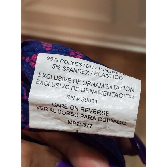 Kouture By Kimora Purple One Shoulder Polyester Knee Length Dress Large - Picture 10 of 11